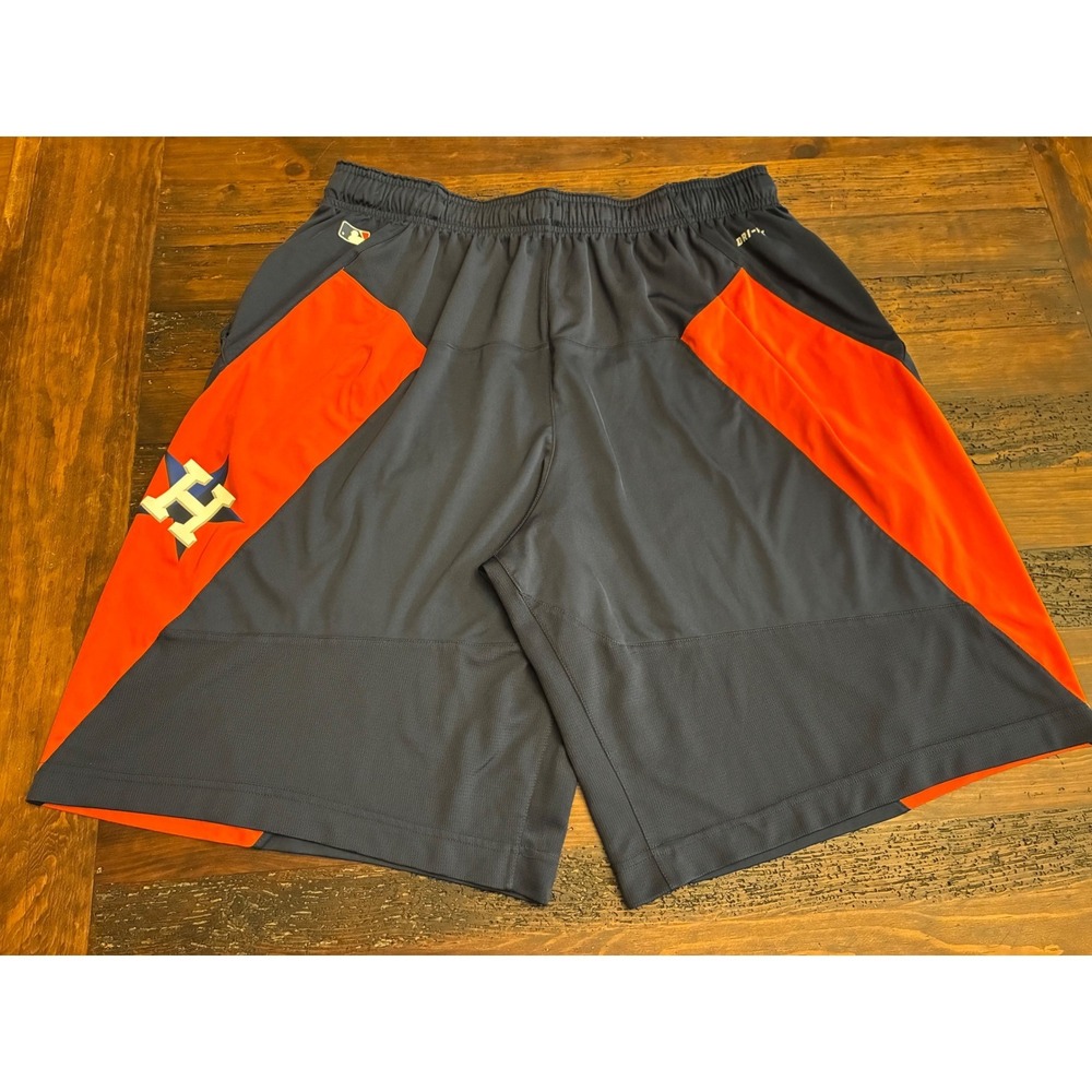 Nike Houston Astros Dri Fit Shorts MLB Men's Size XXL Athletic Casual Fan Gear